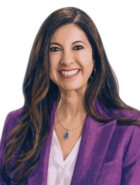 Illustrated portrait of Adriana Kugler
