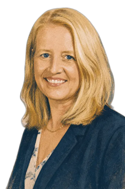 Illustrated portrait of Deanne Criswell