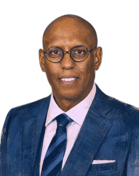 Illustrated portrait of Donald Remy