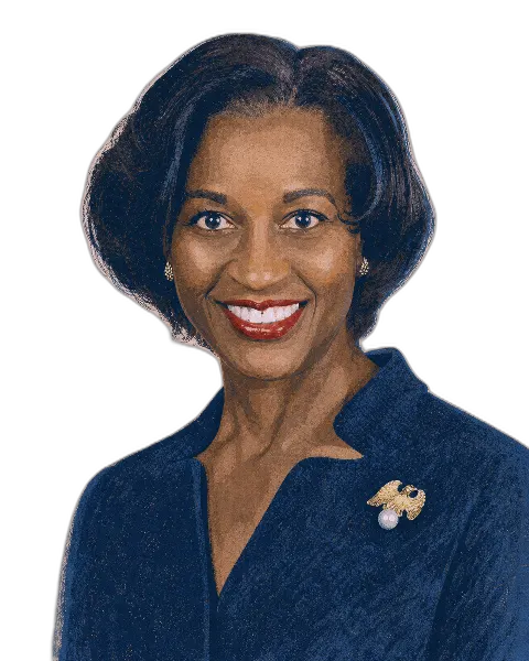 Illustrated portrait of Nuria Fernandez