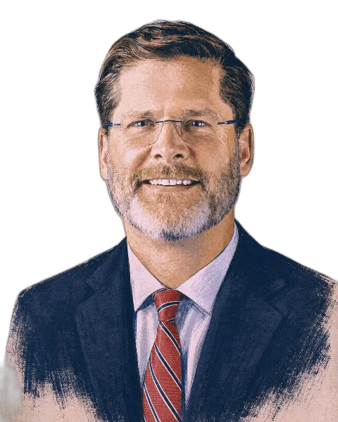 Illustrated portrait of Sean McMaster